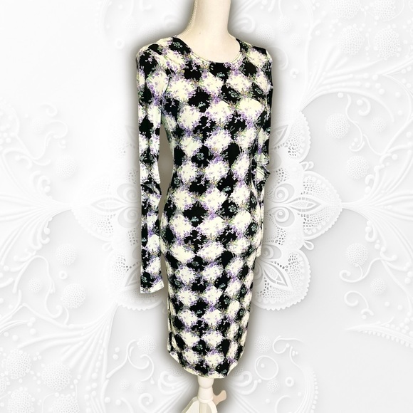 NWOT Preen By Thornton Bregazzi ‘Form’ Violet & Diamond Print Dress Size XS - Picture 11 of 15